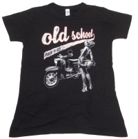 Damen T Shirt Old School made in GDR Simson Schwalbe G516
